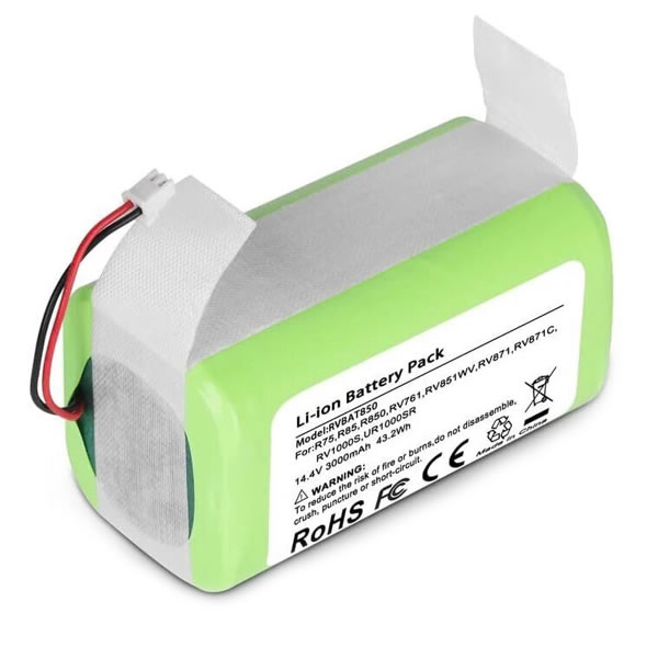 (image for) Replacement RV2000WD Battery for Shark RV2001WD RV2001DRUS rv2001wrus ur1100srus Robot Vacuum 14.8V 3000mAh