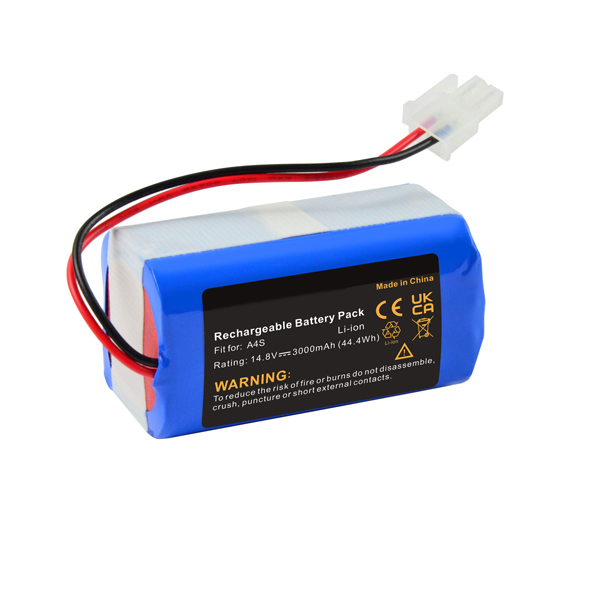 14.8V Replacement Battery for Ecovacs Dibea 4ICR19/65 BL7402A INR18650 M26-4S1P