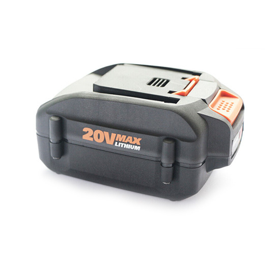 Replacement WA3578 20V Max Lithium Battery for Worx POWER SHARE Hedge Trimmer Blower WA3525 4.0Ah - Click Image to Close