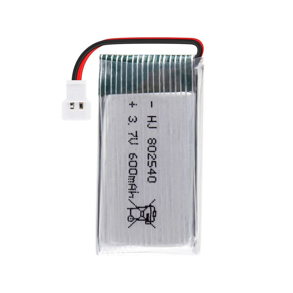 (image for) Replacement 3.7V 600mAh 25C Battery for XH2.54 Connector Plug RC Quadcopter Drone