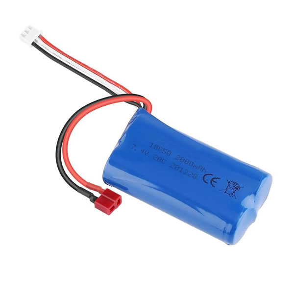 (image for) Replacement 2000mah 7.4V 20C T Plug Female Connector Rechargeable Battery for RC Car Boat RC Truck Buggy Off Road