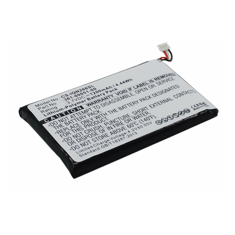 (image for) 1200mAh Replacement Battery for Garmin Nuvi 2660LMT Nuvi 2669LMT 361-00051-00