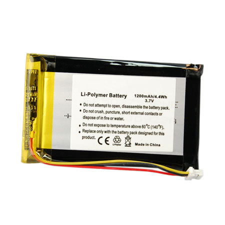 3.7V 1250mAh Replacement Battery for Garmin Nuvi 465 465T 465LTM CS-IQN460SL AD21AD23B0WOW