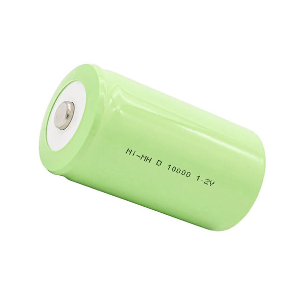 (image for) Replacement D Cell Size Top Button Ni-MH Rechargeable Battery 1.2V 10000mAh