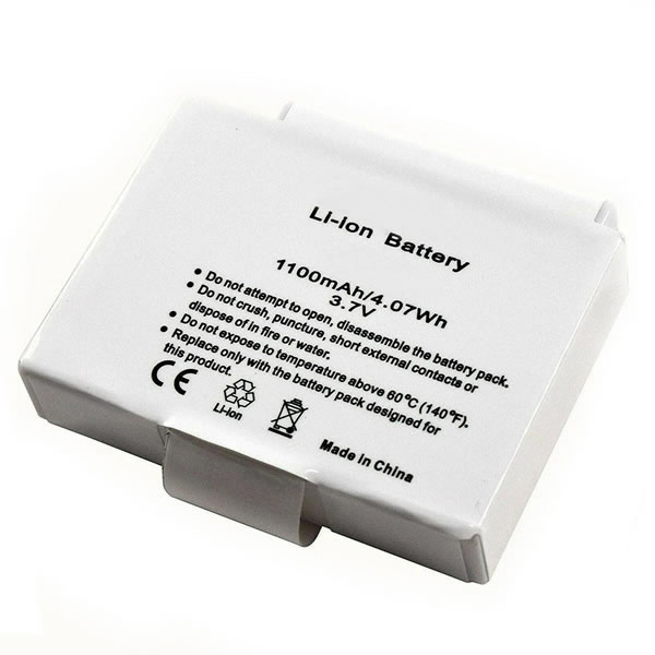 (image for) Replacement Battery for Cisco U32120B U32120W Ultra-HD Camcorder ABT2W 3.7V 1100mAh