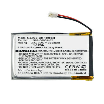 290mAh Replacement 361-00034-02 Battery for Garmin Fenix 3 HR GPS Watch