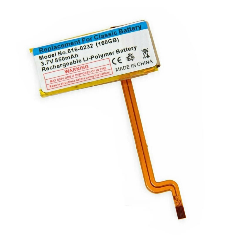 (image for) 3.7V 450mAh Replacement battery for Apple iPod Classic 5th 6th 7th Video 5th Gen 616-0229