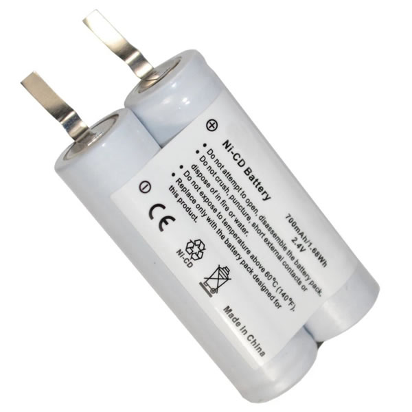 (image for) Replacement Battery Pack for Philips Norelco 968RX 985RX 945RX 955RX Shaver 2.4V 700mAh