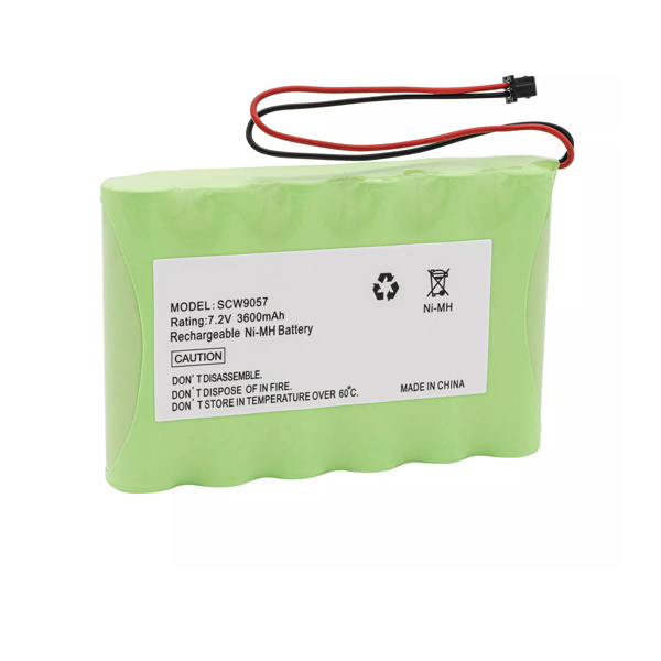 (image for) 7.2V 3600mAh Ni-MH Battery For DSC Impassa SCW9055 SCW9057 BH7236-SS