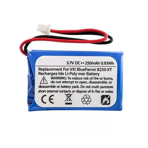 (image for) Wireless Bluetooth Headset Battery For Blue Parrot PL602030 PL60203 B250-XT