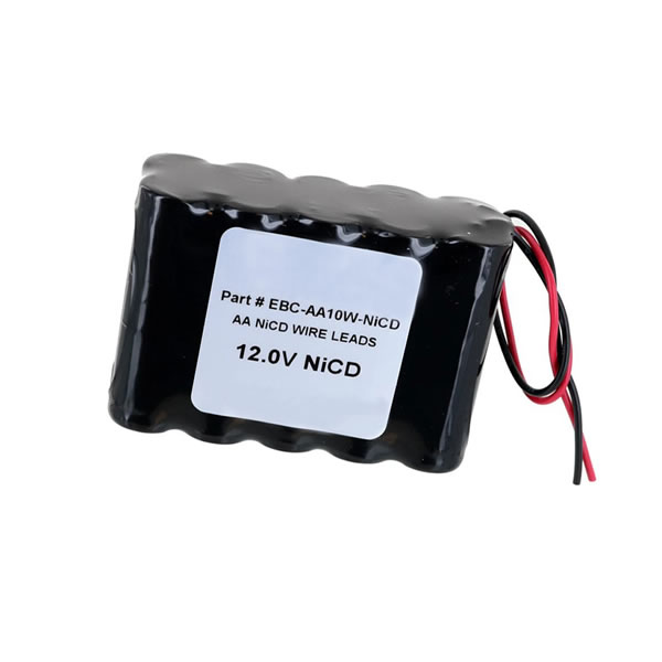 (image for) Replacement 12V 1000mAh Ni-Cd Battery Pack Wire Leads for remote control car aircraft electric shavers