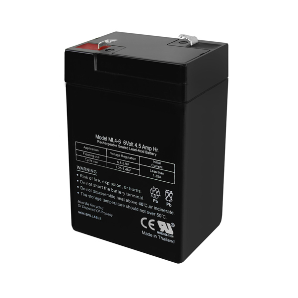 (image for) 6V SLA Replacement Battery for Long Way LW-3FM4 Enduring CB-4.5-6 Long Way LW-3FM4 4.5Ah