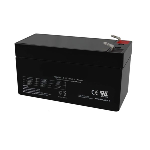 12V Replacement ML1.3-12 SLA Battery for F1 Terminal Rechargeable SLA AGM Battery EnerSys NP1.2-12