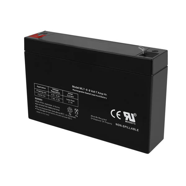 6V Replacement ML7-6 SLA battery for President PE6A-6 Elsar 16218 6222D 6260D 6226D NEATA NT6-7.0