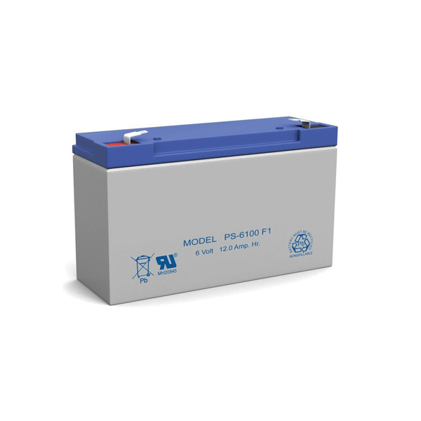 (image for) 6V 12Ah Replacement SLA Battery for PS-6100 F1 PS6100 Rechargeable Universal Battery UB6120