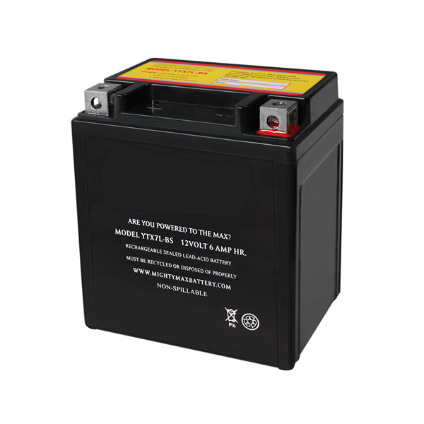 (image for) 12V 6Ah Replacement SLA battery For YTX7L-BS 100 CCA Rechargeable SLA battery