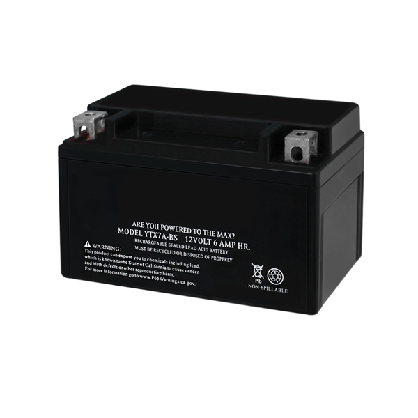 (image for) 12V 6Ah Replacement YTX7A-BS SLA battery For 105 CCA Rechargeable SLA AGM battery