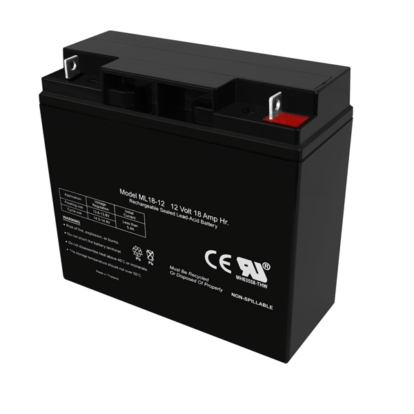 12V 18Ah Replacement ML18-12 SLA battery For Enduring 6FM17 6-FM-17 - Click Image to Close