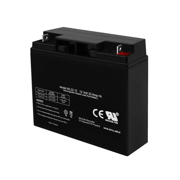 12V 22Ah Replacement ML22-12 SLA battery For SEL CB19-12 - Click Image to Close
