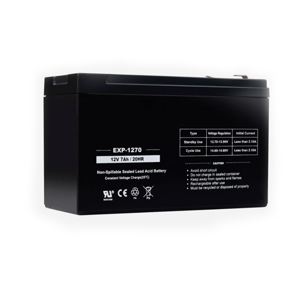 (image for) 2 Pack Replacement 12V 7Ah Battery for Razor E200 E300S 20Hr Sealed Lead Acid Battery