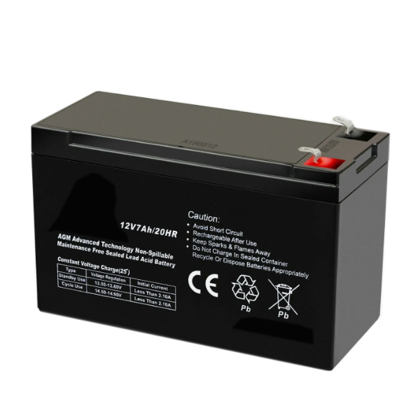 (image for) 2 Pack Replacement 12V 7Ah SLA Battery For GTO PRO25 Swing Gate Opener