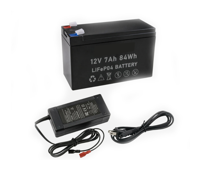 (image for) Replacement 12V 7Ah LiFePO4 BMS Battery Smart Charger for Floor cleaner, E-walker