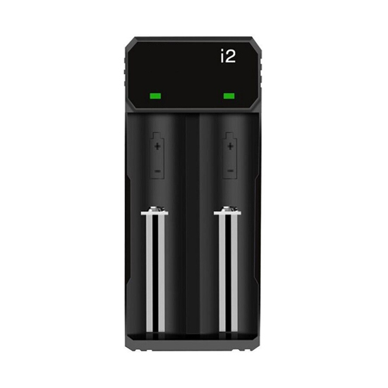 (image for) Replacement i2 Smart 18650 21700 20700 26650 2 Bay Rechargeable Battery Charger