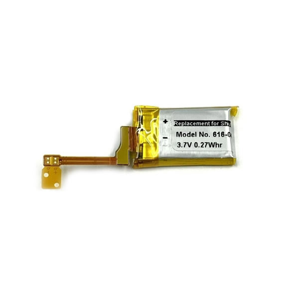 (image for) Replacement Battery for Apple iPod Shuffle 3 3rd Gen A1271 616-0429 75mAh 3.7V