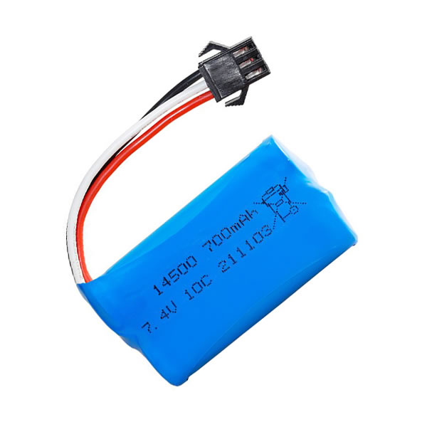 (image for) Replacement 7.4V 700mAh SM-3P Reverse Plug Battery for Climbing car remote RC Car Boat Truck control electric toy