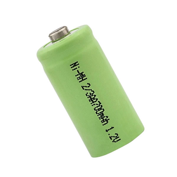 (image for) Replacement 2/3 AA 1.2V Ni-MH Rechargeable Battery for Solar Decorations Button Top 700mAh