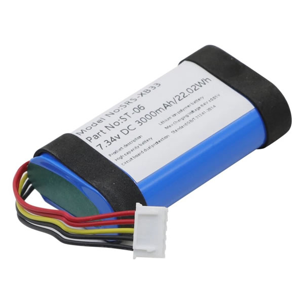 (image for) Replacement ST-06 ST-06S IAJ002NA ID1057 Battery for Sony ULT Field 1 SRS-XB31 SRS-XB32 SRS-XB33 SRS-XE300 YY7862E Speaker