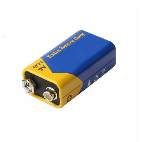 (image for) Replacement 9V Block batteries for 6F22 EN22 PP3 CLR6 MN1604 9 Volt Zinc-Carbon 5PCS