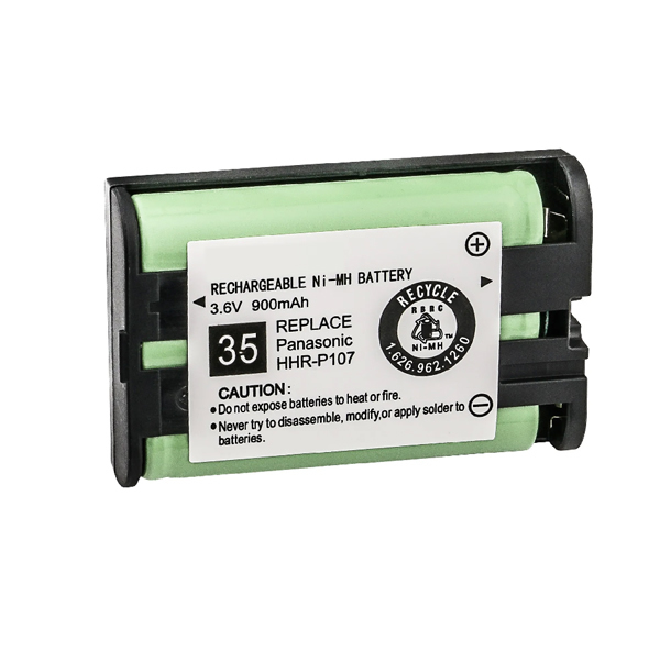 (image for) Replacement Phone Battery for Panasonic HHR-P107 HHRP107 HHR-P107A HHR-P107A/1B HHR-P107A1B TYPE 35