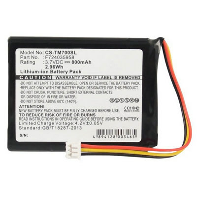 (image for) Replacement GPS Battery for TomTom CS-TM700SL F724035958 ONE XL 325