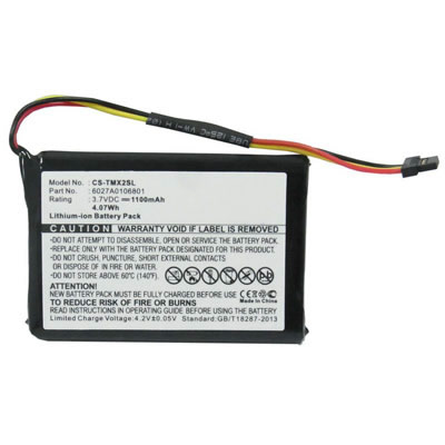 Replacement GPS Battery for TomTom XL IQ XL2 V4 CS-TMX2SL 6027A0106801