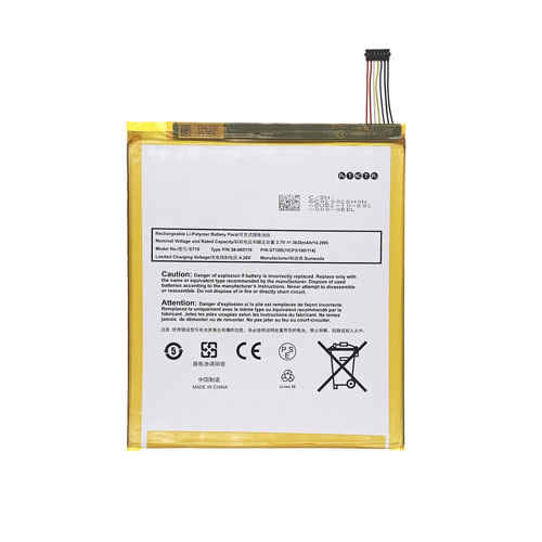 (image for) 3.7V Replacement ST10 58-000119 26S1008 SR87MC Battery for Amazon Kindle Fire HD 10 5th Gen SR87CV