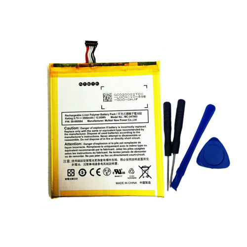 (image for) 3500mAh Replacement ST08 ST08A MC-347993 58-000084 Battery for Amazon Fire HD 7" 4th Gen SQ46CW