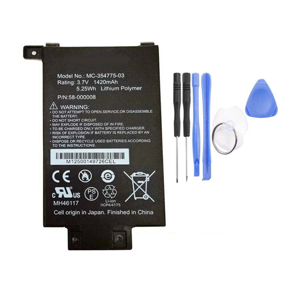 (image for) Replacement 58-000008 MC-354775-03 Battery for Amazon Kindle Paperwhite EY21 1st Generation 2012