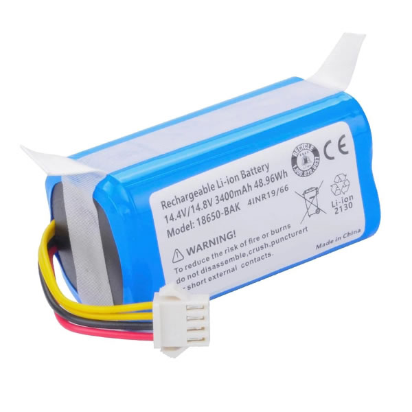 (image for) Replacement Vacuum Battery for Pure Clean PUCRC95 PUCRC95UK PUCRC96B PRTPUCRC95BATT PRTPUCRC9520 Robot Vacuum Cleaner 14.4V