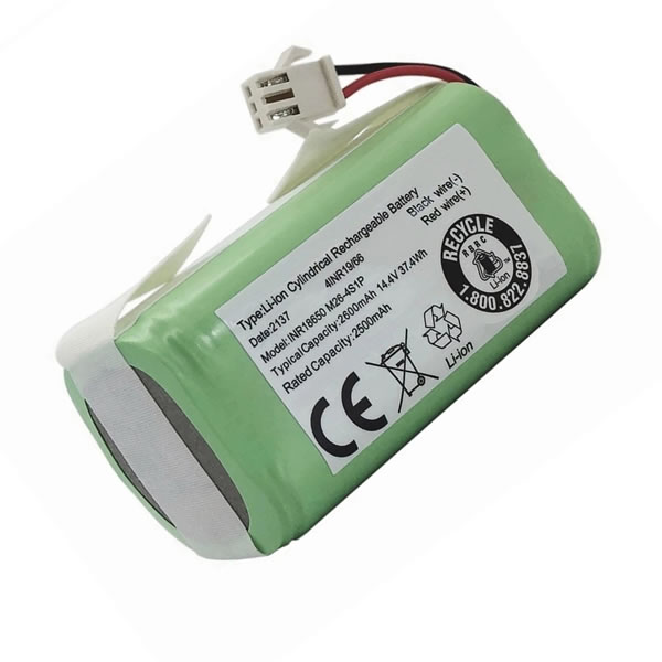 (image for) Replacement 14.4V Battery for Optimax UV Vacuum Robot SmartClean 2000 Robovac 7687 Vacuum Cleaner 2600mAh