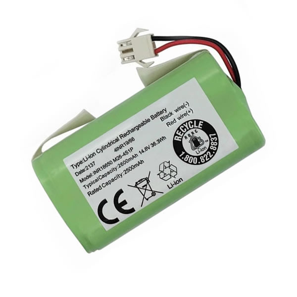 (image for) Replacement Battery for iHome AutoVac Luna iHRV12-BLK Luna Pro iHRV13-BLK Robot Vacuum 14.8V 2600mAh