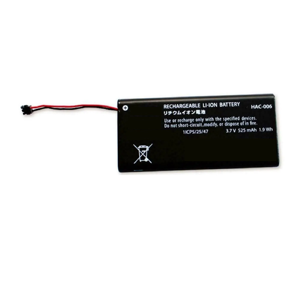 3.7V Replacement Battery Pack for Nintendo Switch JoyCon Controller HAC-006 HAC006 525mAh