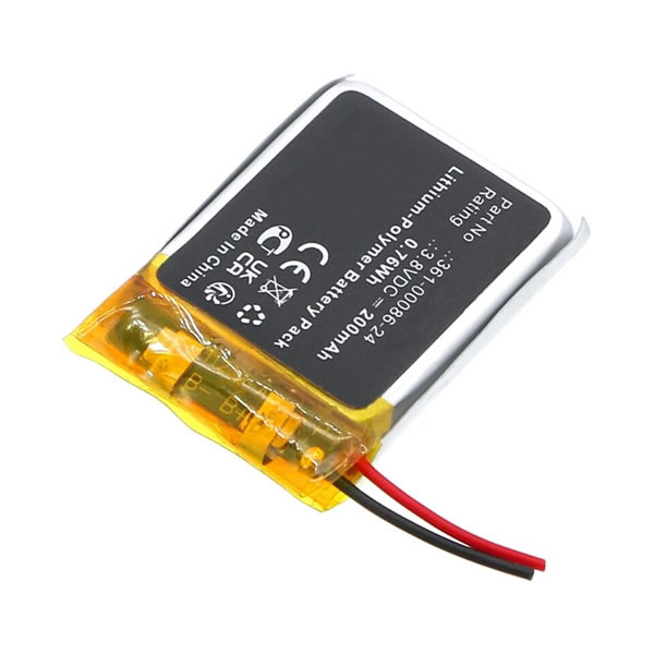 (image for) 361-00086-24 Battery Replacement for Garmin Instinct Solar Outdoor Smartwatch 200mAh 010-02293-10