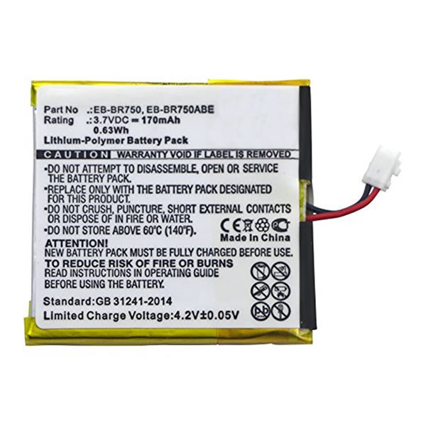 (image for) Replacement EB-BR750 EB-BR750ABE Battery for Samsung Galaxy Gear S R750 SM-R750 SM-R750W Smart Watch