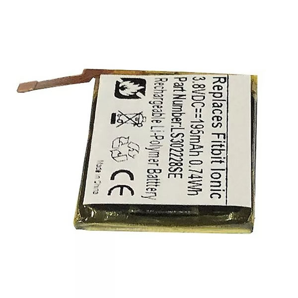 Replacement LSSP302228SE Battery for Fitbit Ionic FB503 Smart Fitness Watch 195mAh