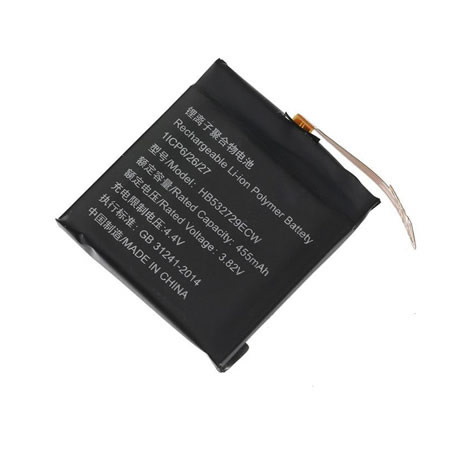 HB532729ECW Replacement Battery For Huawei Watch GT 2 46mm 455mAh 3.82V - Click Image to Close