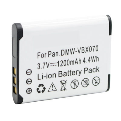 (image for) 3.70V 1200mAh Replacement VW-VBX070 Battery for Panasonic HM-TA20 HX-DC10 DC2 DC3 DC15 WA10