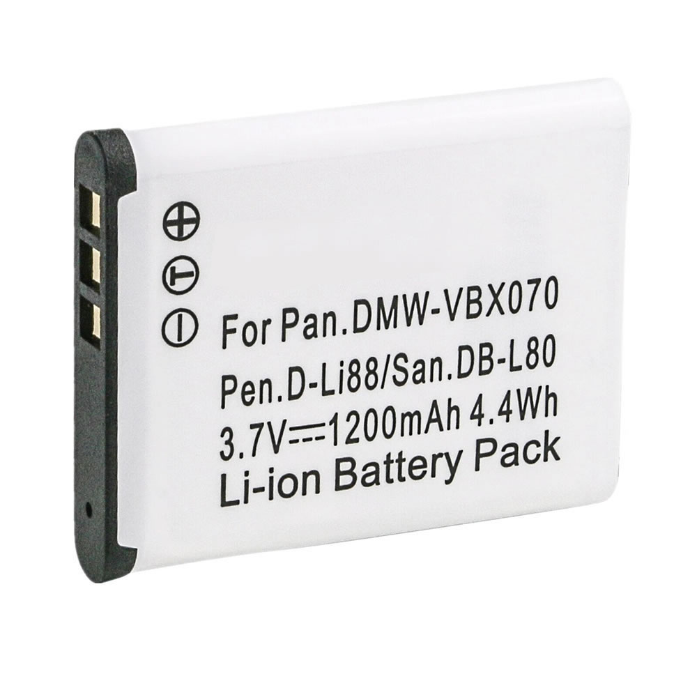 (image for) 3.70V 1200mAh Replacement VW-VBX070 Battery for Panasonic HM-TA20 HX-DC10 DC2 DC3 DC15 WA10