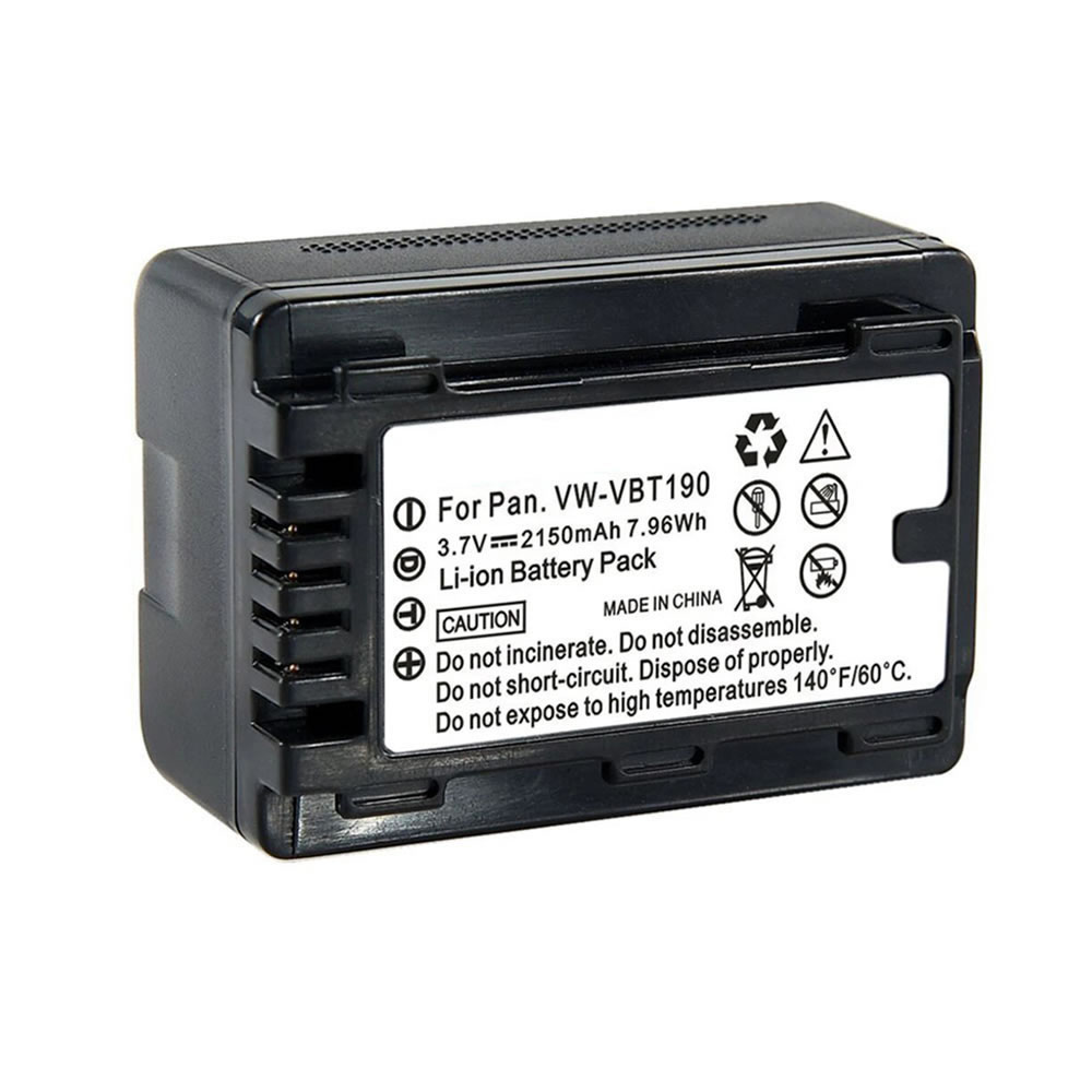 (image for) 2150mAh Replacement VW-VBT190 Battery for Panasonic HC-V110 V130 V160 V180 V201 V210 V230M V250