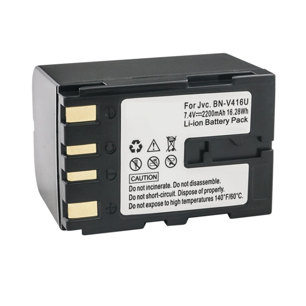(image for) 7.4V Replacement battery for JVC BN-V416 BN-V416U BN-V416US GR-DVL100 GR-DVL100U GR-DVL400 2200mAh